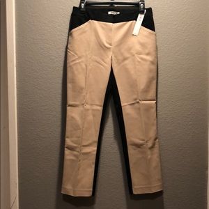 DKNY dress pants. tan and black. new with tags
